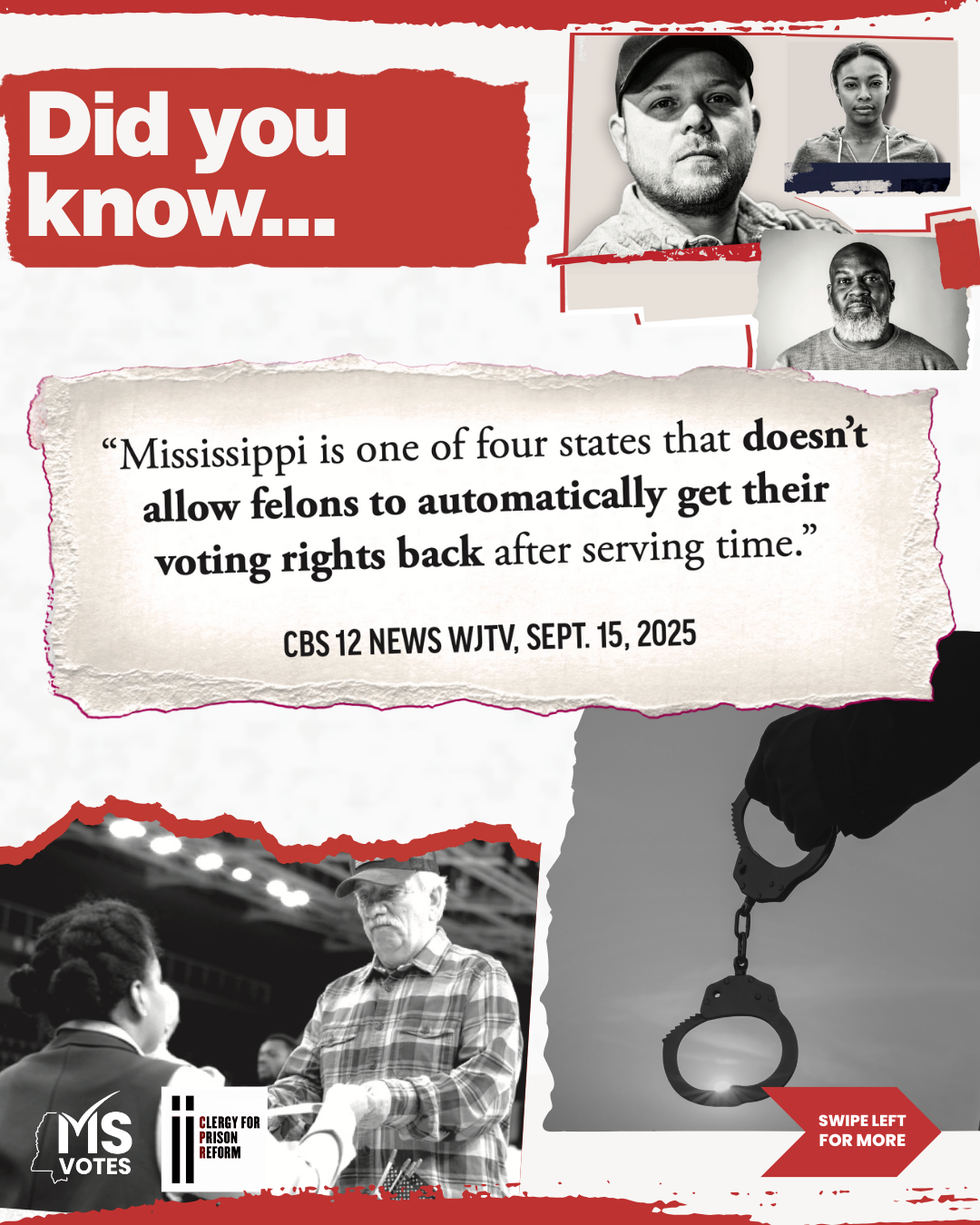 Second Chances advocacy carousel cover slide